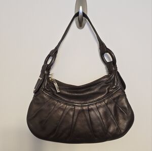 Antonio Melani bronze leather shoulder bag, Guc